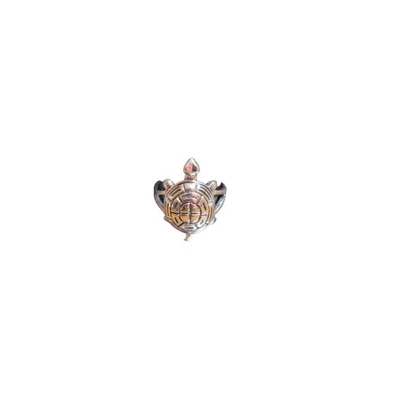 925 Sterling Silver Turtle Ring - Picture 1 of 3